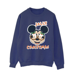 Li-cense Disney dames mickey mouse jolly christmas bril sweatshirt