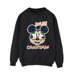 Li-cense Disney dames mickey mouse jolly christmas bril sweatshirt