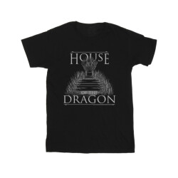 Li-cense Game of thrones: house of the dragon heren troon tekst t-shirt