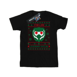 Li-cense Marvel heren guardians of the galaxy vol. 2 star lord fair isle t-shirt