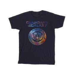 Li-cense Marvel heren guardians of the galaxy sterren vul logo t-shirt