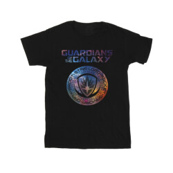 Li-cense Marvel heren guardians of the galaxy sterren vul logo t-shirt