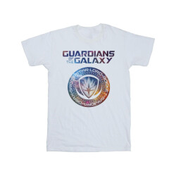 Li-cense Marvel heren guardians of the galaxy sterren vul logo t-shirt