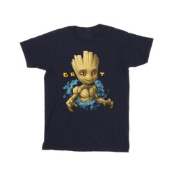 Li-cense Guardians of the galaxy heren groot bloemen t-shirt