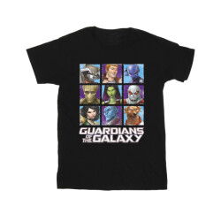 Li-cense Guardians of the galaxy mens karakter vierkantjes t-shirt