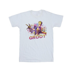 Li-cense Marvel heren guardians of the galaxy abstract groot t-shirt