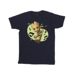 Li-cense Marvel heren guardians of the galaxy groot muzieknoten t-shirt