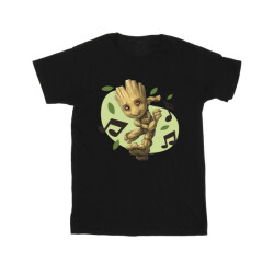 Li-cense Marvel heren guardians of the galaxy groot muzieknoten t-shirt