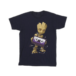 Li-cense Marvel heren guardians of the galaxy groot cosmic tape t-shirt