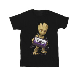 Li-cense Marvel heren guardians of the galaxy groot cosmic tape t-shirt