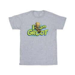 Li-cense Marvel meisjes guardians of the galaxy ik ben groot springende katoenen t-shirt