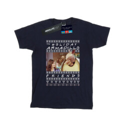 Li-cense Friends dames fair isle holiday armadillo cotton boyfriend t-shirt