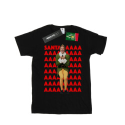 Li-cense Elf meisjes buddy santa scream katoenen t-shirt