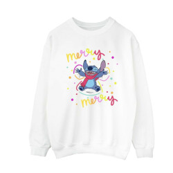 Li-cense Disney dames lilo & stitch vrolijk regenboog sweatshirt