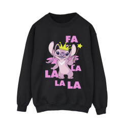 Li-cense Disney dames lilo & stitch angel fa la la sweatshirt