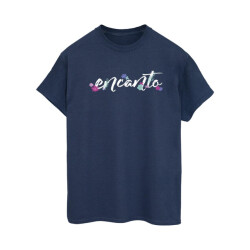 Li-cense Disney dames encanto logo katoenen vriend t-shirt
