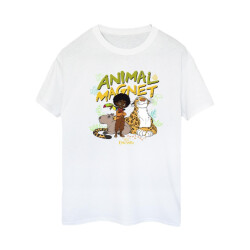 Li-cense Disney dames encanto animal magnet cotton boyfriend t-shirt
