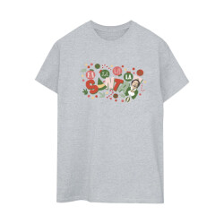 Li-cense Elf dames santa fa la la katoenen vriendje t-shirt