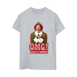 Li-cense Elf dames kerstman komt eraan katoenen vriendje t-shirt