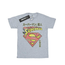 Li-cense Dc comics meisjes superman schild katoenen t-shirt