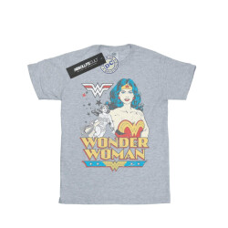 Li-cense Dc comics meisjes wonder woman posing katoenen t-shirt