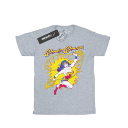 Li-cense Dc comics meisjes wonder woman leap katoenen t-shirt
