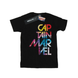 Li-cense Marvel meisjes captain galactic tekst katoenen t-shirt