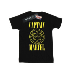 Li-cense Marvel meisjes captain grunge logo katoenen t-shirt