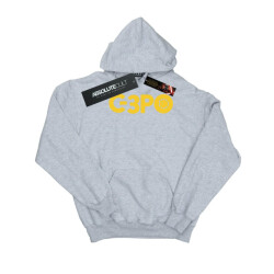 Li-cense Star wars dames the rise of skywalker c-3po tekst logo hoodie