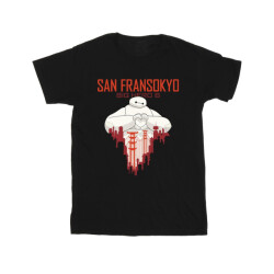 Li-cense Disney meisjes big hero 6 baymax san fransokyo hart katoenen t-shirt