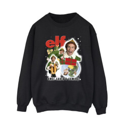 Li-cense Elf dames buddy collage sweatshirt