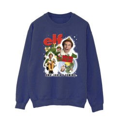Li-cense Elf dames buddy collage sweatshirt