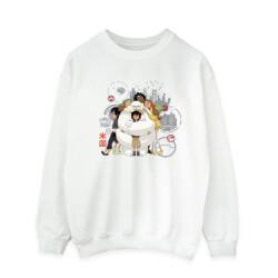 Li-cense Disney heren big hero 6 baymax groep knuffel sweatshirt