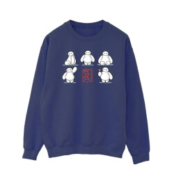 Li-cense Disney heren big hero 6 baymax veel houdingen sweatshirt