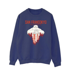 Li-cense Disney heren big hero 6 baymax san fransokyo hart sweatshirt