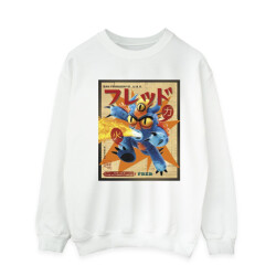 Li-cense Disney heren big hero 6 baymax fred krant sweatshirt