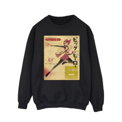 Li-cense Disney heren big hero 6 baymax honing citroen krant sweatshirt