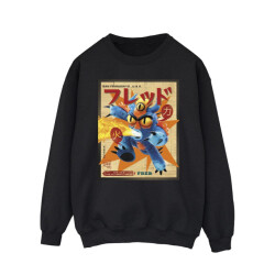 Li-cense Disney heren big hero 6 baymax fred krant sweatshirt