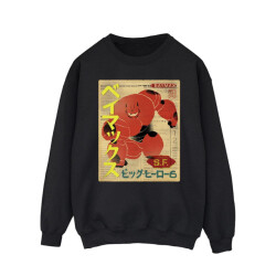 Li-cense Disney heren big hero 6 baymax newspaper sweatshirt