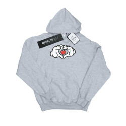 Li-cense Disney dames mickey mouse hart handen hoodie