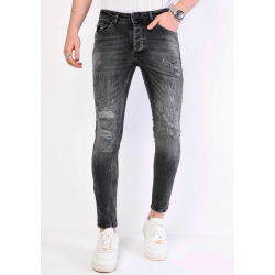 Local Fanatic Paint splatter jeans slim fit 1069