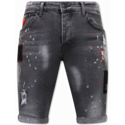 Local Fanatic Korte spijkerbroek stretch 1032