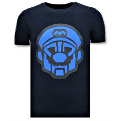 Local Fanatic T-shirts met print mario neon opdruk