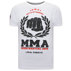 Local Fanatic T-shirt met print mma fighter