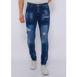 True Rise Broek met gaten slim fit dc