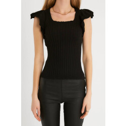Robin-Collection Elastische ribstof top t93547