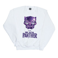 Li-cense Marvel heren zwarte panter masker logo sweatshirt