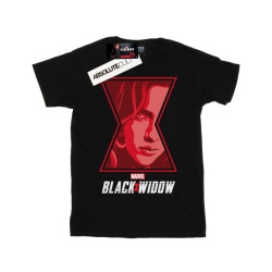 Li-cense Marvel meisjes black widow movie logo window katoenen t-shirt
