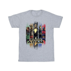 Li-cense Dc comics meisjes black adam jsa complete groep katoenen t-shirt