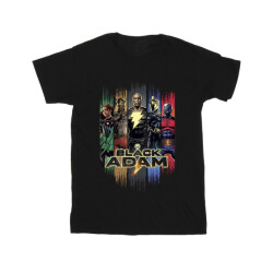 Li-cense Dc comics meisjes black adam jsa complete groep katoenen t-shirt